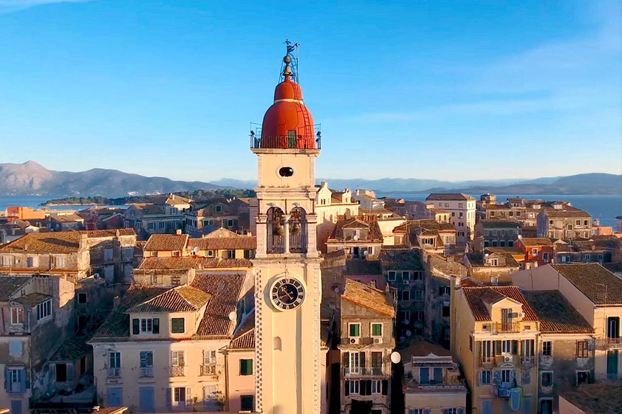 Spacious Maisonette - Roof Top View Of Corfu Port Mantouki المظهر الخارجي الصورة