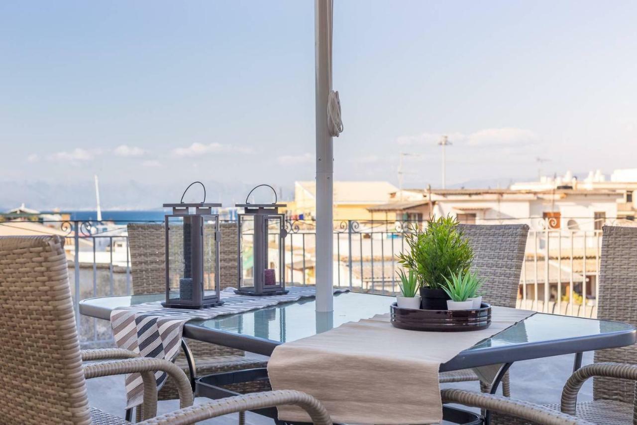 Spacious Maisonette - Roof Top View Of Corfu Port Mantouki المظهر الخارجي الصورة